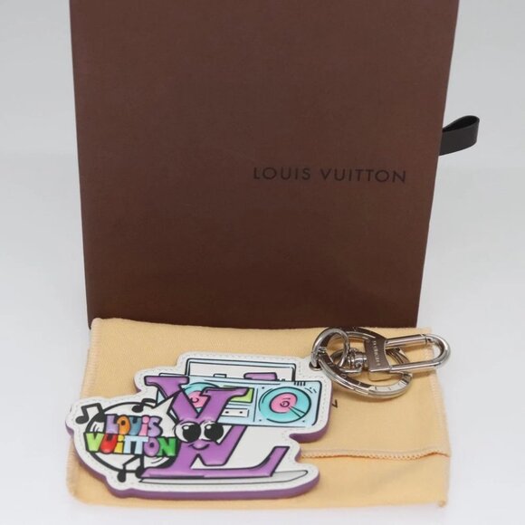 LOUIS VUITTON Monogram Comics Key Holder Purple - Picture 2 of 12